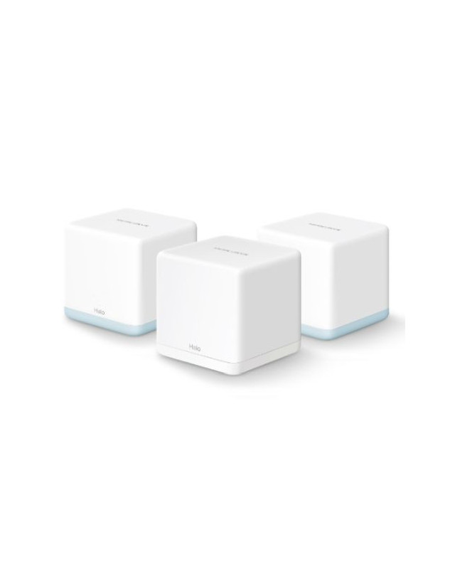 Mercusys (HALO H1200G 3-Pack) AC1200 Whole-Home Mesh Wi-Fi System, Dual Band, AP Mode