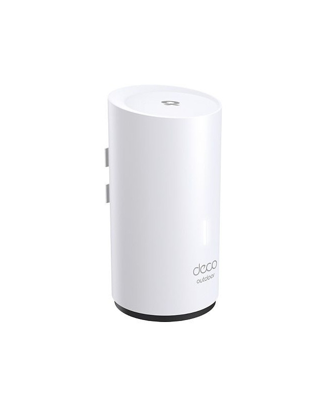 TP-LINK (DECO X50-OUTDOOR) AX3000 Outdoor/Indoor Dual Band Mesh Wi-Fi 6 System w/ PoE, Single Unit, Multi Mount Options, TP-Link HomeShield