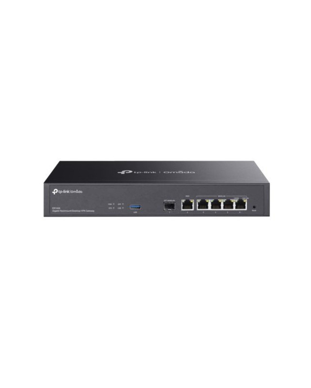 TP-LINK (ER7406) Omada Gigabit Rackmount/Desktop VPN Gateway, GB SFP WAN/LAN, 5x GB Ports, USB, Centralized Management