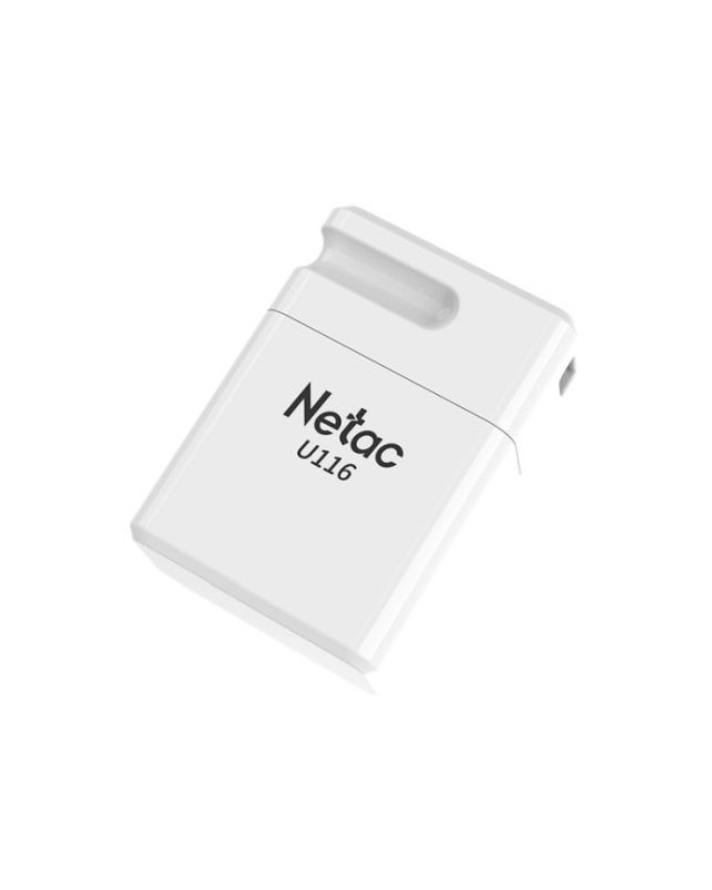 Netac 32GB U116 Ultra Mini USB 3.2 Gen1 Memory Pen, Cap, Lanyard Hole, Software Encryption