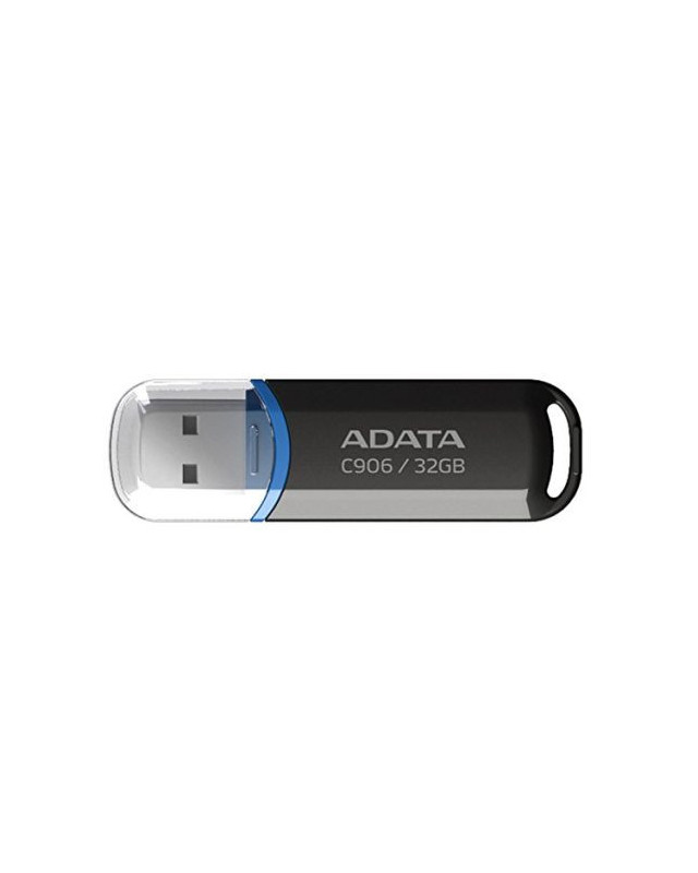ADATA 32GB C906 USB 2.0 Memory Pen, Compact, Black & Blue