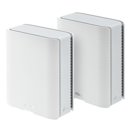 Asus (ZenWiFi BT8) BE14000 Tri-Band Wi-Fi 7 Smart AiMesh Extendable Routers (2 Pack), Up to 5,900 sq.ft, 2x 2.5G Ports, USB, VPN