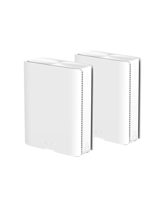 Asus (ZenWiFi BQ16) BE25000 Quad Band Wi-Fi 7 Mesh Routers, Up to 8,000 sq.ft, 2x 10G Ports, USB, VPN, multi-SSID, 2 Pack
