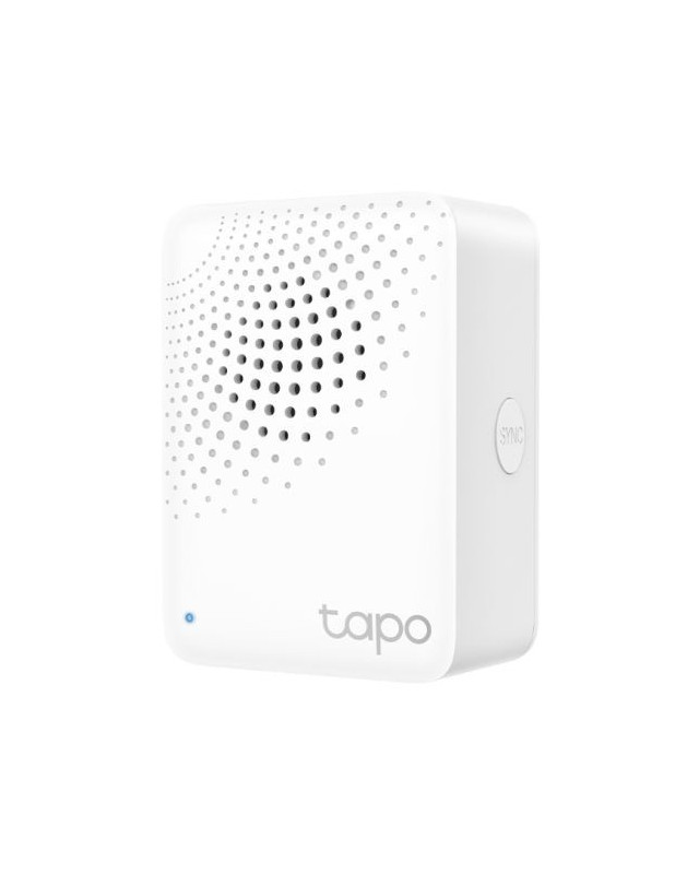 TP-LINK (TAPO H100) Smart IoT Hub w/ Chime, Connect up to 64 Devices, Low-Power, Smart Alarm, Smart Doorbell