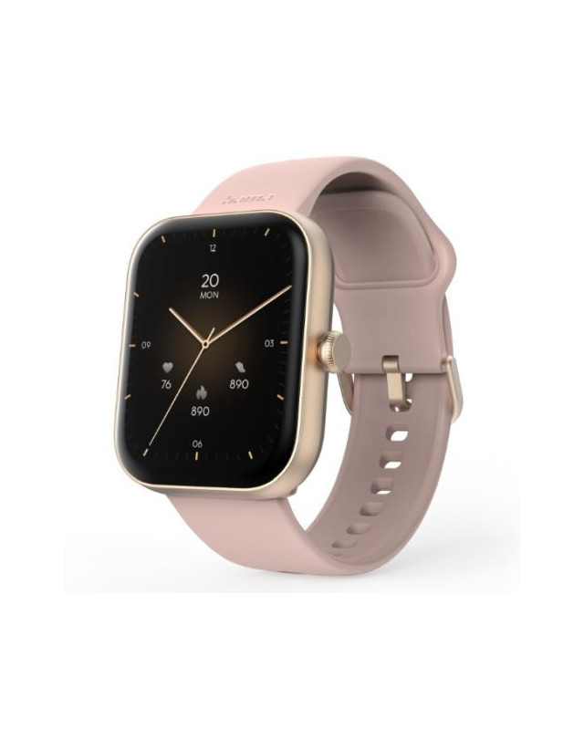 Hama 5000 Fitness Tracker Smart Watch, 1.65" LCD Touch Screen, Waterproof, Hands-Free Calling, Pink