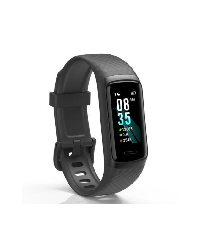 Hama Fit Track 3910 Fitness Tracker Smart Watch, 1.05" LCD Touch Screen, Waterproof, Black