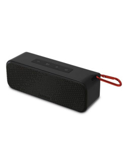 Hama PowerBrick 2.0 Bluetooth/3.5mm Jack 8W Portable Loudspeaker, 2500mAh Battery, IPX4 Waterproof, Carabiner, Black