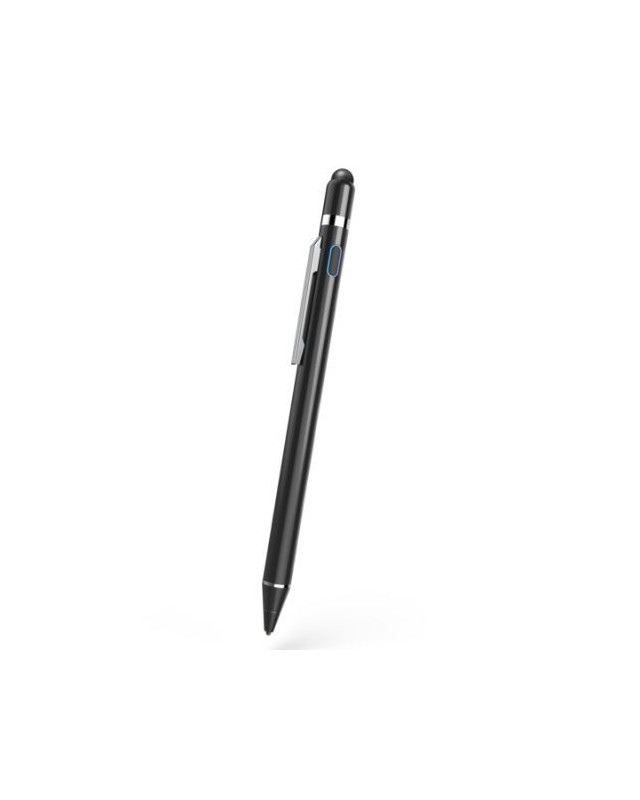 Hama Pro Tablet Stylus, 1.5mm Ultra-Fine Tip, High Precision, Rubber Tip, 18 Hours Battery