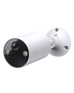 TP-LINK (TAPO C410) Smart Wire-Free 2K Indoor/Outdoor Security Camera, 6400mAh Battery, Colour Night Vision, AI Detection, Alarms, 2-Way Audio, No Hub Required