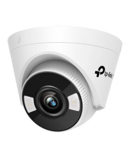 TP-LINK (VIGI C440 4MM) 4MP Full Colour Turret Network Camera w/ 4mm Lens, PoE, Spotlight LEDs, Smart Detection, Two-Way Audio, H.265+