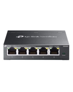 TP-LINK (ES205G) Omada 5-Port Gigabit Easy Managed Switch, 5x GB Ports, Metal Casing