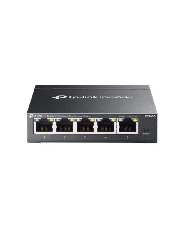 TP-LINK (ES205G) Omada 5-Port Gigabit Easy Managed Switch, 5x GB Ports, Metal Casing