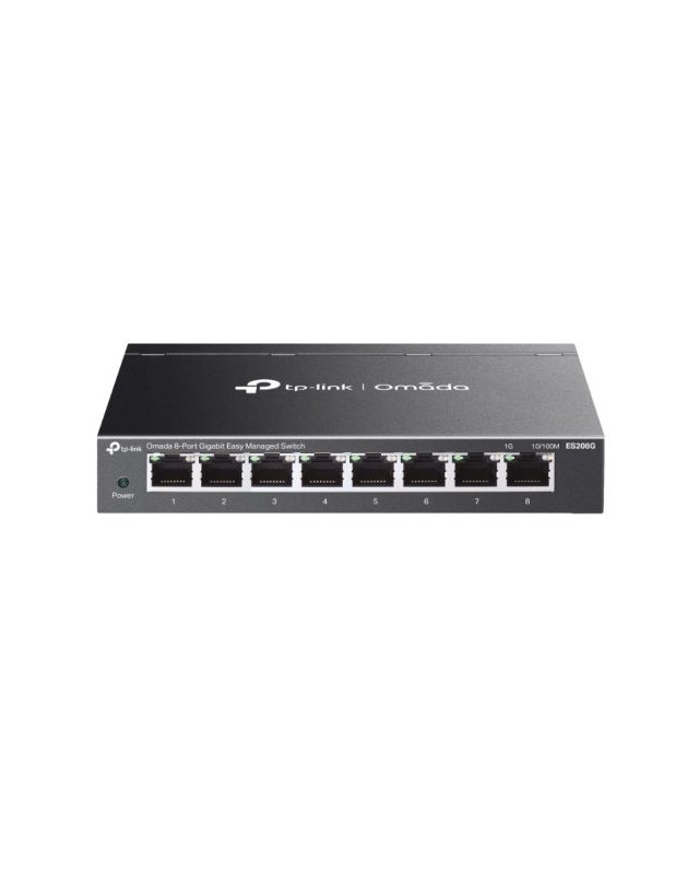 TP-LINK (ES208G) Omada 8-Port Gigabit Easy Managed Switch, 8x GB Ports, Metal Casing