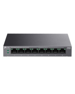 TP-LINK (LS108GP) 8-Port Gigabit Desktop LiteWave Switch with 8-Port PoE+, Metal Casing