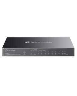 TP-LINK (ES210GMP) Omada 10-Port Gigabit Easy Managed Switch with 8-Port PoE+, SFP/RJ45 Combo Port, Metal Casing