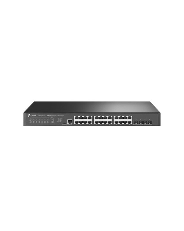 TP-LINK (SG3428X-M2) JetStream 24-Port 2.5GBASE-T L2+ Managed Switch with 4 10GE SFP+ Slots, Rackmountable