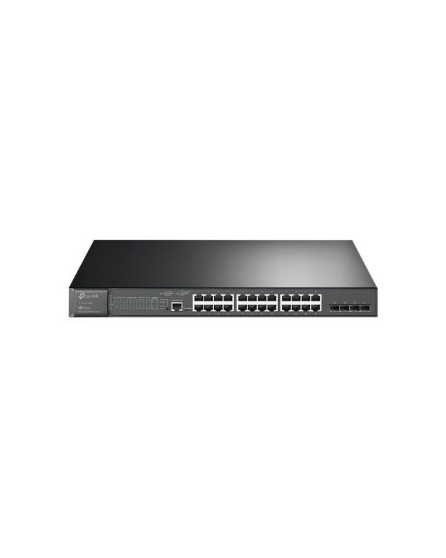 TP-LINK (SG3428MP) JetStream 28-Port Gigabit L2 Managed Switch with 24-Port PoE+, 4 SFP Slots, Rackmountable