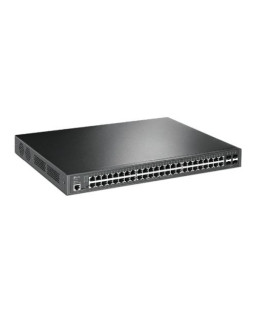 TP-LINK (SG3452P) JetStream 52-Port Gigabit L2+ Managed Switch with 48-Port PoE+, 4 SFP Slots, Rackmountable