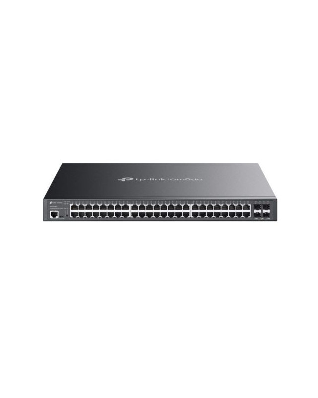 TP-LINK (SG3452XMPP) Omada 48-Port Gigabit and 4-Port 10GE SFP+ L2+ Managed Switch with 40-Port PoE+ & 8-Port PoE++, Rackmountable