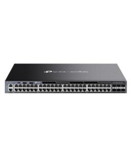 TP-LINK (SG6654X) Omada 48-Port Gigabit Stackable L3 Managed Switch with 6x 10G SFP+ Slots, USB
