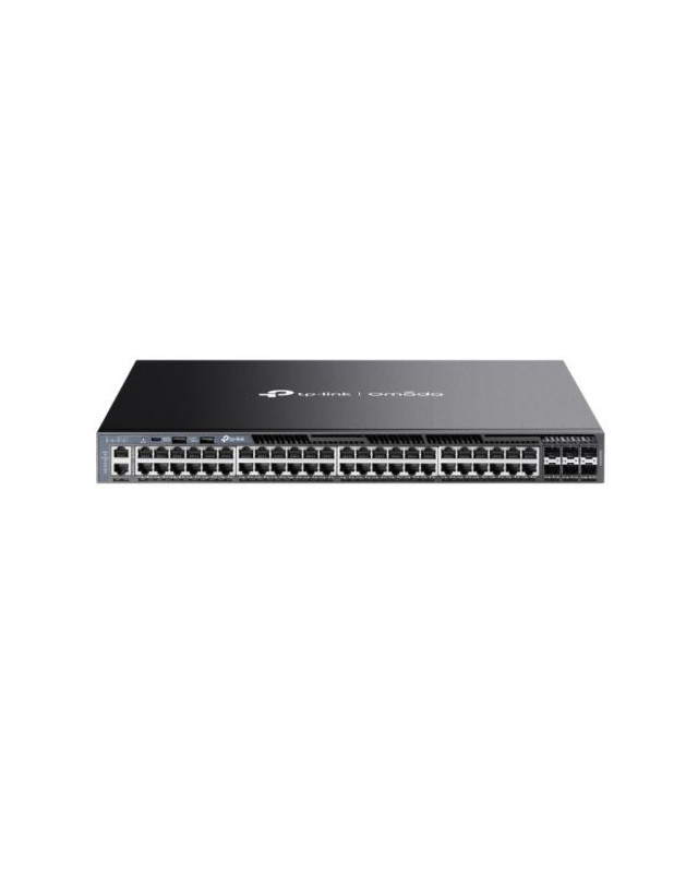 TP-LINK (SG6654X) Omada 48-Port Gigabit Stackable L3 Managed Switch with 6x 10G SFP+ Slots, USB