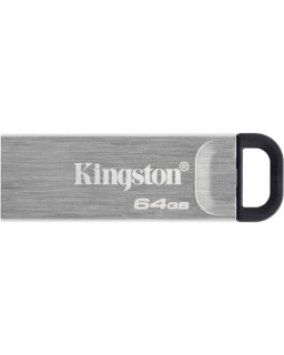 Kingston 64GB DataTraveler Kyson USB 3.2 Gen1 Memory Pen, Metal Capless Design, R/W 200/60 MB/s