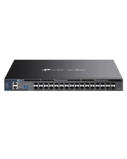 TP-LINK (SX6632YF) Omada 26-Port 10G Stackable L3 Managed Aggregation Switch with 6 25G Slots, USB