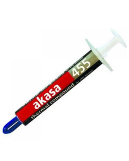 Akasa AK-455 Heat Paste, 0.87ml (1.5g) with Syringe, Hi-performance, 2.4 W/mK, OEM - No Spreader or Manual