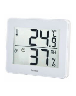 Hama TH-130 Thermo/Hygrometer - Thermometer, Hygrometer, Comfort Indicator, White