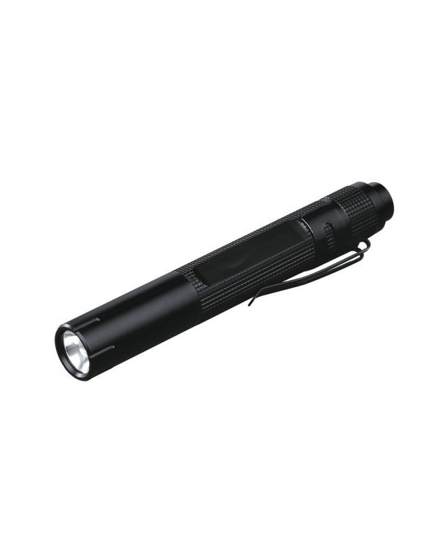 Hama (Classic C-98) 17 Lumen LED Torch, 30m Range, Clip, Black