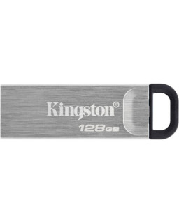 Kingston 128GB DataTraveler Kyson USB 3.2 Gen1 Memory Pen, Metal Capless Design, R/W 200/60 MB/s