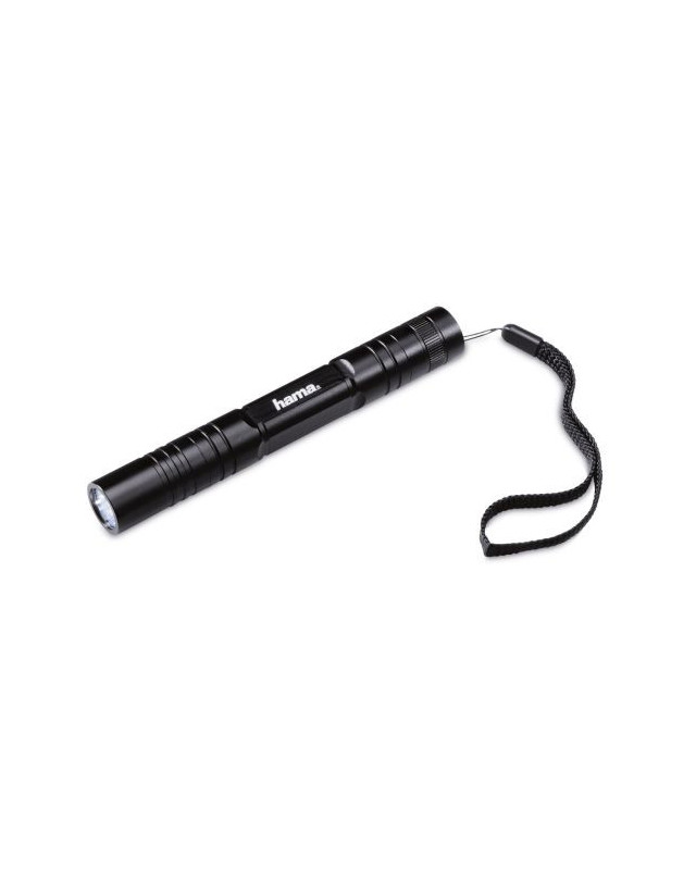 Hama (Regular R-147) 100 Lumen LED Torch, 75m Range, Black