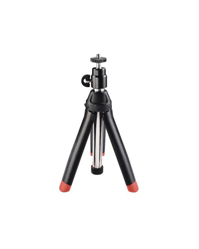 Hama Multi 4-in-1 Camera/Phone/GoPro/Selfie Table Tripod, Lightweight, 3-Way Ball Head, Telescopic Rod, 86cm Max Height