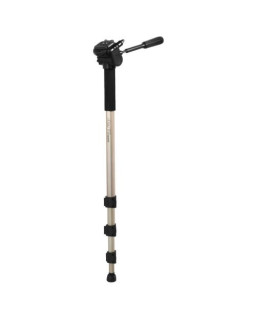 Hama (Star 78 Mono) Camera Monopod, 3D Tilt Head, 176cm Max Height, 6.4mm Thread, Quick-Release Plate, Spirit Level, Bag