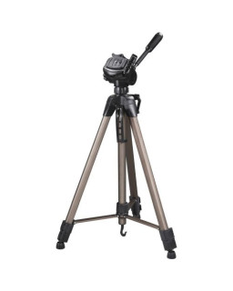 Hama (Star 63) Camera Tripod, 3D Tilt Head, 166cm Max Height, 6.4mm Thread, Quick-Release Plate, Spirit Level, Bag