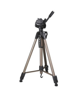 Hama (Star 62) Camera Tripod, 3D Tilt Head, 160cm Max Height, 6.4mm Thread, Quick-Release Plate, Spirit Level, Bag