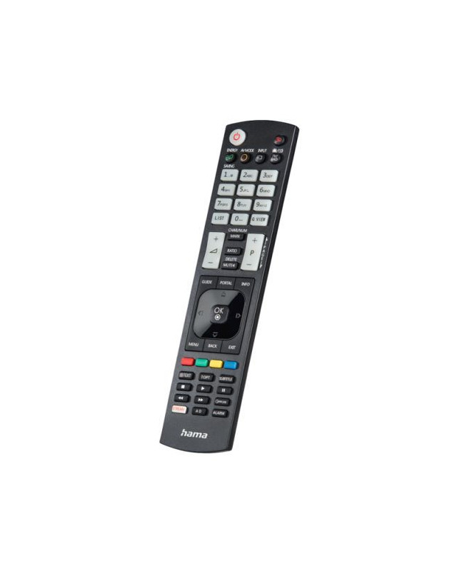 Hama Universal IR Remote Control for LG TVs, Teachable, Smart Buttons, Illuminating Buttons, 10m Range
