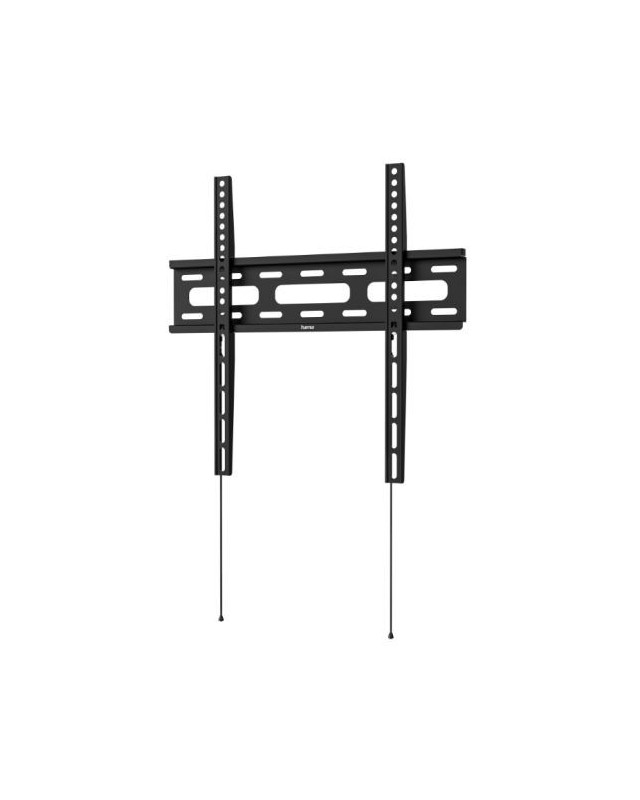 Hama TV Wall Bracket, Rigid, Up to 75" TVs, 40kg Max, VESA up to 400 x 400, Wall Spacing 2.5cm, Spirit Level