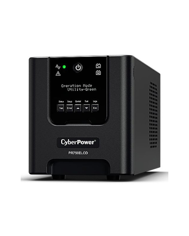 CyberPower 750VA Line Interactive Tower Pro UPS, 675W, LCD Display, 6x IEC, AVR Energy Saving, Hot-Swap Batteries