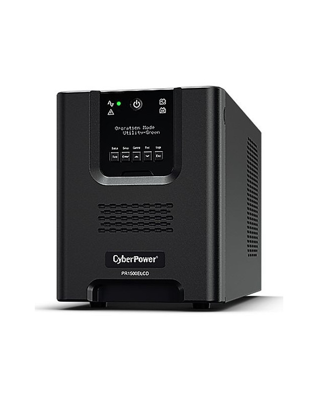 CyberPower 1500VA Line Interactive Tower Pro UPS, 1350W, LCD Display, 8x IEC, AVR Energy Saving, Hot-Swap Batteries