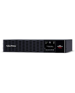 CyberPower Smart App 1500VA Line Interactive 2U Rackmountable Professional UPS, 1500W, LCD Display, 10x IEC, AVR Energy Saving, Hot-swappable Batteries