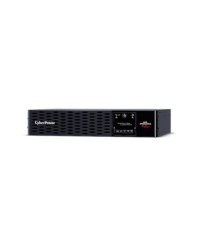 CyberPower Smart App 1500VA Line Interactive 2U Rackmountable Professional UPS, 1500W, LCD Display, 10x IEC, AVR Energy Saving, Hot-swappable Batteries