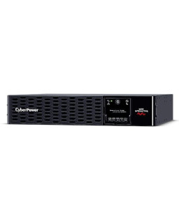 CyberPower Smart App 3000VA Line Interactive 2U Rackmountable Professional UPS, 3000W, LCD Display, 8x IEC, AVR Energy Saving, Hot-swappable Batteries