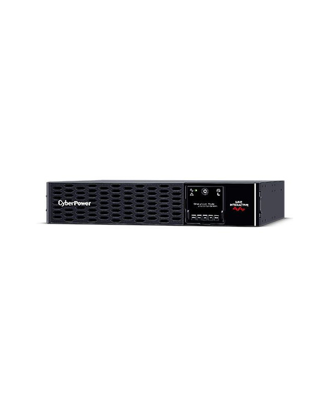 CyberPower Smart App 3000VA Line Interactive 2U Rackmountable Professional UPS, 3000W, LCD Display, 8x IEC, AVR Energy Saving, Hot-swappable Batteries