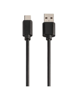 Hama USB-A to USB-C Cable, USB 2.0, 0.9 Metre, Black