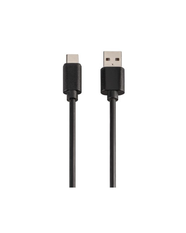 Hama USB-A to USB-C Cable, USB 2.0, 0.9 Metre, Black