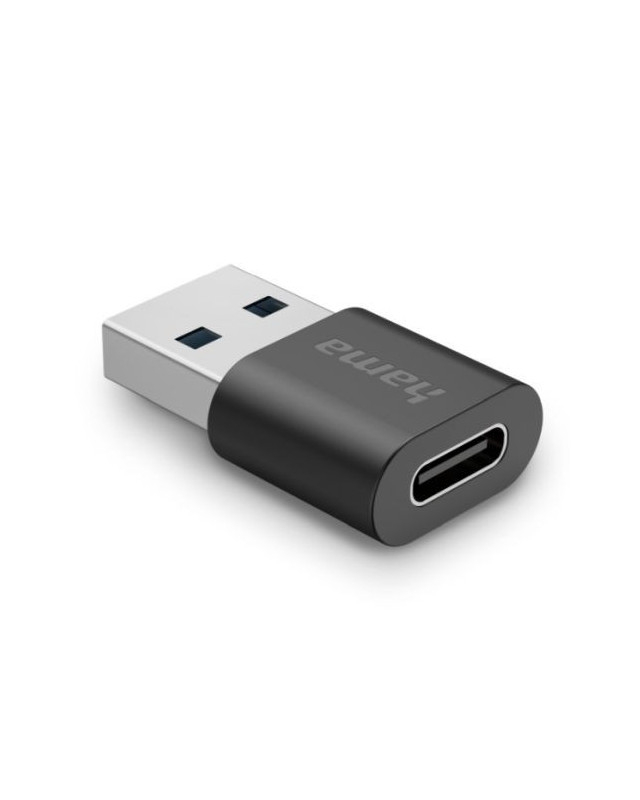Hama USB-3.2 Gen 2 Adapter, USB-A Male to USB-C Female