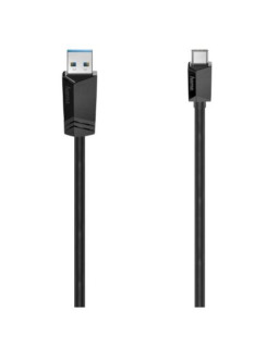 Hama USB-A to USB-C Cable, USB 3.2 Gen1, 1.5 Metre, Black