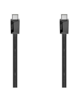 Hama 10Gbps USB-C to USB-C Charging Cable, E-Marker, USB 3.2 Gen2, 5A, 100W, 1 Metre, Black