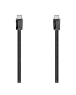 Hama 5Gbps USB-C to USB-C Cable, E-Marker, USB 3.2 Gen1, 5A, 100W, 1.5 Metre, Black